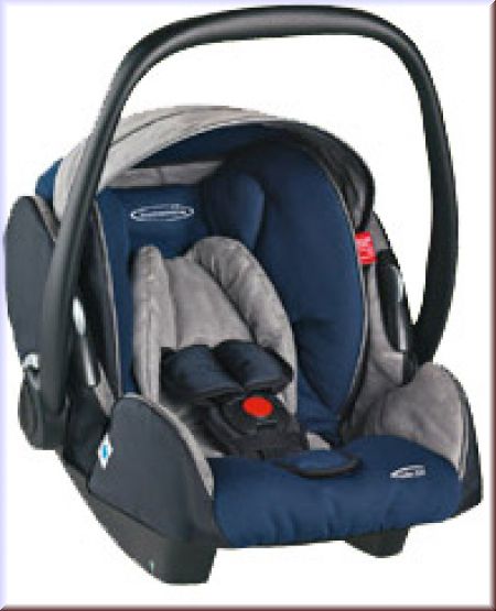 Storchenm&uuml;hle Autositz Babyschale Twin 0+ cool blue